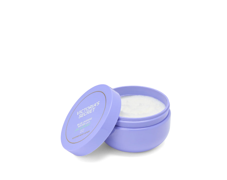 Exfoliante corporal batido de jazmín azul y nenúfar